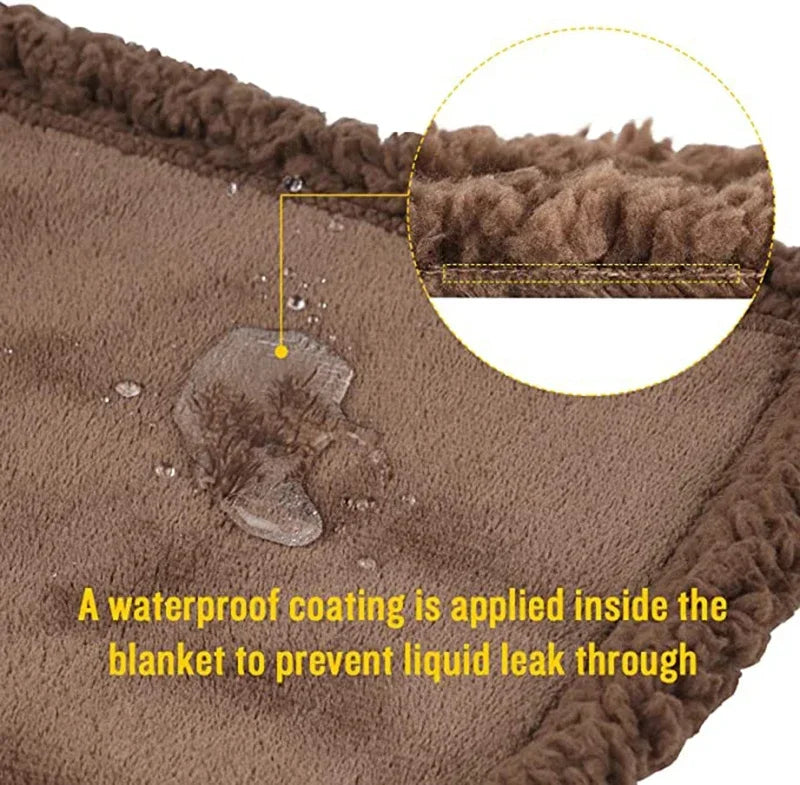 LuxeShield™ Plush Throw שמיכה יוקרתית עמידה למים!